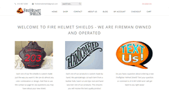 Desktop Screenshot of firehelmetshields.com