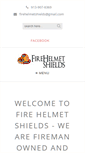 Mobile Screenshot of firehelmetshields.com